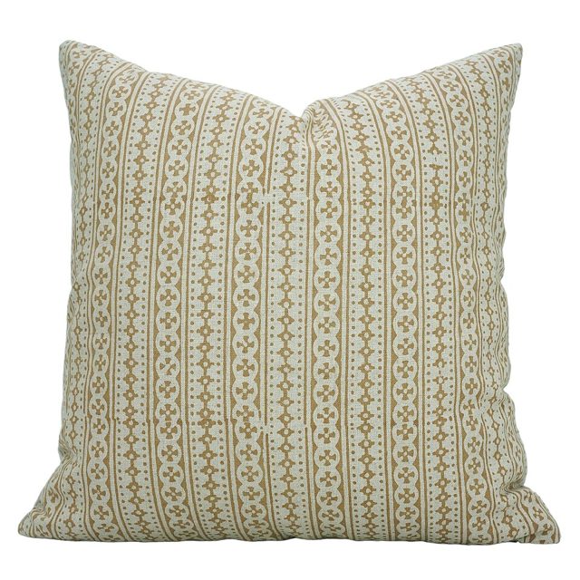 Block print cushion