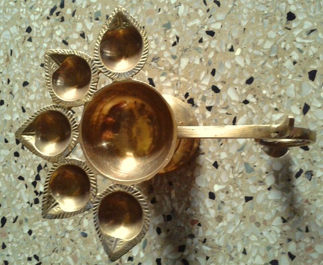 Brass diya lamp
